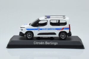 Citroen Berlingo Police Municipale v1 White Blue Norev 1:43 155767 Diecast