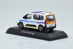 Citroen Berlingo Police Municipale v2 White Blue Norev 1:43 155768 Diecast - image 3 of 4