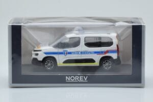 Citroen Berlingo Police Municipale v2 White Blue Norev 1:43 155768 Diecast - image 4 of 4