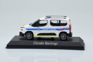 Citroen Berlingo Police Municipale v2 White Blue Norev 1:43 155768 Diecast