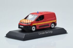 Citroen Berlingo Van Sapeurs Pompiers Red Norev 1:43 155772 Diecast - image 2 of 4