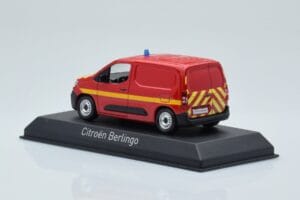 Citroen Berlingo Van Sapeurs Pompiers Red Norev 1:43 155772 Diecast - image 3 of 4