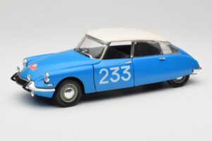 Citroen DS #233 Rally Blue Solido 1:18 8034 Diecast