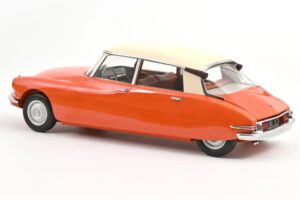 Citroen ID19 Orange & Cream Norev 1:12 121580 Diecast - image 2 of 2