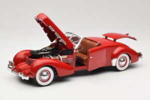 Cord 812 Convertible Red American Muscle 1:18 32158 Diecast - image 2 of 8
