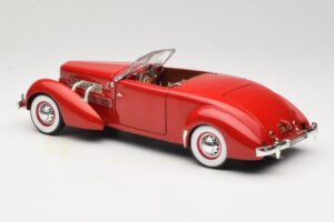 Cord 812 Convertible Red American Muscle 1:18 32158 Diecast - image 7 of 8