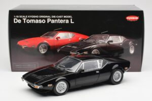 De Tomaso Pantera Black Kyosho 1:18 08851BK Diecast - image 8 of 8