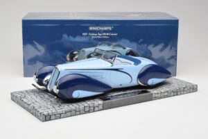 Delahaye Type 135-M Cabriolet Mullin Museum Minichamps 1:18 107116160 Diecast - image 2 of 6