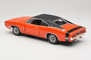 Dodge Charger R/T Orange & Black American Muscle 1:18 39314 Diecast - image 7 of 8