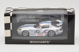 Dodge Viper GTS-R #61 Team Oreca S. Ayari / P. Gache 24 Hours of Le Mans 1997 Minichamps 1:43 430971461 Diecast - image 4 of 4