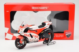 Ducati Desmosedici GP11 #8 H. Barbera Ducati MotoGP Team MotoGP 2011 Minichamps 1:12 123110008 Diecast - image 6 of 6