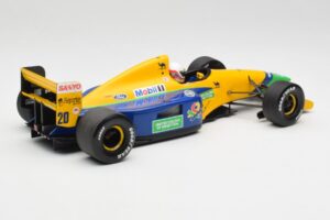 Benetton B191 #19 M. Schumacher F1 1991 Minichamps 1:18 100910119 Diecast - image 2 of 6