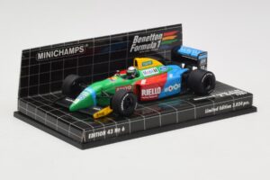 Benetton Ford B188 #19 A. Nannini Race Car 1988 Minichamps 1:43 400890119 Diecast - image 2 of 4