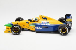Benetton Ford B191 #20 R. Moreno F1 1991 Minichamps 1:18 100910019 Diecast - image 3 of 6