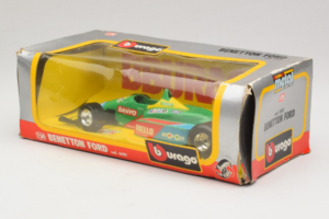 Benetton B190 Ford #20 N. Piquet F1 1990 Bburago 1:24 6102 Diecast - image 3 of 3