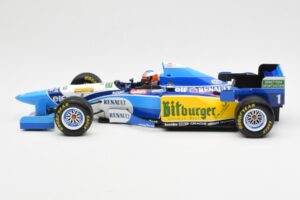 Benetton B195 Renault #1 M. Schumacher Winner Japanese GP 1995 Minichamps 1:18 510953401 Diecast - image 3 of 6