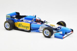 Benetton B195 Renault #1 M. Schumacher Winner Japanese GP 1995 Minichamps 1:18 510953401 Diecast - image 4 of 6