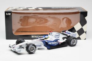 BMW Sauber F1.06 #16 N. Heidfeld F1 2006 Minichamps 1:18 100060016 Diecast - image 6 of 6