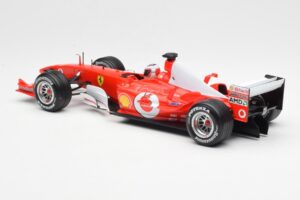 Ferrari F2003-GA #2 R. Barrichello F1 2003 Hot Wheels 1:18 B1024 Diecast - image 5 of 6