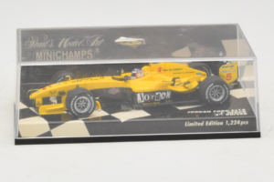 Jordan EJ14 Ford #19 T. Glock Jordan Ford F1 Team 2004 Minichamps 1:43 400040039 Diecast - image 4 of 5