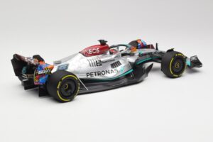 Mercedes AMG W13 E Performance Petronas #63 G. Russell Miami GP 2022 Minichamps 1:18 110220563 Diecast - image 2 of 7