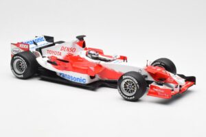 Toyota TF106 Panasonic Toyota Racing J. Trulli F1 Presentation 2006 Minichamps 1:18 AM59554H Diecast - image 4 of 6