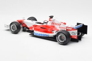 Toyota TF106 Panasonic Toyota Racing J. Trulli F1 Presentation 2006 Minichamps 1:18 AM59554H Diecast - image 5 of 6