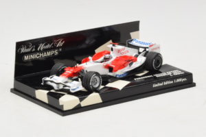 Toyota TF108 #9 J. Trulli Panasonic Toyota Racing Showcar F1 2008 Minichamps 1:43 400080081 Diecast - image 2 of 5