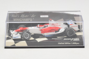 Toyota TF108 #9 J. Trulli Panasonic Toyota Racing Showcar F1 2008 Minichamps 1:43 400080081 Diecast - image 4 of 5