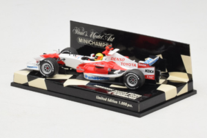 Toyota TF107 Panasonic #11 R. Schumacher Panasonic Toyota Racing Showcar 2007 Minichamps 1:43 400070081 Diecast - image 3 of 5