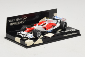 Toyota T. Glock Panasonic Toyota Racing Showcar F1 2008 Minichamps 1:43 400080082 Diecast - image 2 of 5