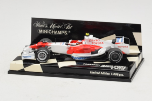 Toyota T. Glock Panasonic Toyota Racing Showcar F1 2008 Minichamps 1:43 400080082 Diecast