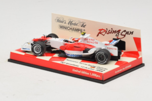 Panasonic Toyota Racing TF108 T. Glock F1 Showcar 2008 Minichamps 1:43 403080082 Diecast - image 3 of 5