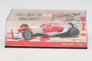 Panasonic Toyota Racing TF108 T. Glock F1 Showcar 2008 Minichamps 1:43 403080082 Diecast - image 5 of 5