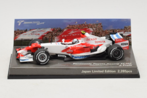 Toyota TF107 #12 J. Trulli Panasonic Toyota Racing Showcar F1 2007 Minichamps 1:43 AM60129 Diecast