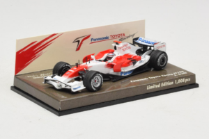 Toyota TF108 Panasonic #12 J. Trulli F1 2008 Minichamps 1:43 AM611513 Diecast - image 2 of 5