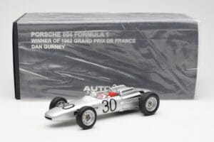 Porsche 804 #30 D. Gurney French Grand Prix 1962 AUTOart 1:18 86271 Diecast - image 6 of 6