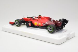 Scuderia Ferrari SF21 #55 C. Sainz Emilia Romagna GP 2021 BBR 1:18 BBR211855 Diecast - image 5 of 7