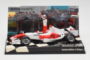 Toyota TF105 #16 J. Trulli Malaysia GP Podium 2005 Minichamps 1:43 400050116 Diecast