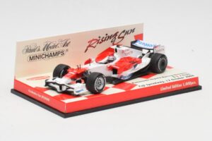 Toyota TF107 #12 J. Trulli F1 2007 Minichamps 1:43 403080081 Diecast - image 2 of 5