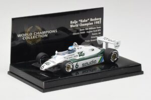 Williams FW08 #6 K. Rosberg F1 World Champion 1982 Minichamps 1:43 436820106 Diecast - image 3 of 4