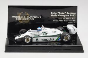Williams FW08 #6 K. Rosberg F1 World Champion 1982 Minichamps 1:43 436820106 Diecast