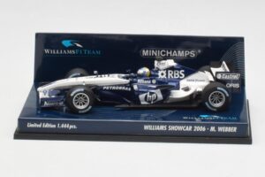 Williams FW28 M. Webber Showcar F1 2006 Minichamps 1:43 400060079 Diecast