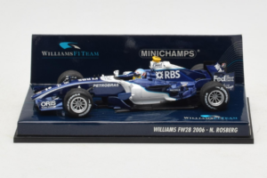 Williams FW28 Cosworth #10 N. Rosberg Williams F1 Team 2006 Minichamps 1:43 400060010 Diecast