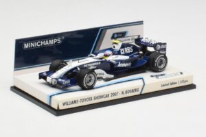 Williams FW29 N. Rosberg F1 Showcar 2007 Minichamps 1:43 400070086 Diecast - image 3 of 5