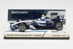 Williams FW29 N. Rosberg F1 Showcar 2007 Minichamps 1:43 400070086 Diecast