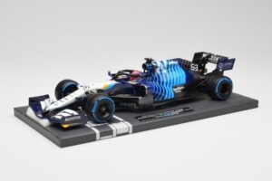 Williams FW43B Mercedes #63 G. Russell Belgian GP 2021 Minichamps 1:18 117211363 Resin - image 2 of 7