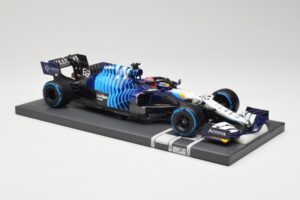 Williams FW43B Mercedes #63 G. Russell Belgian GP 2021 Minichamps 1:18 117211363 Resin - image 4 of 7