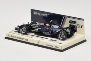 Williams FW30 Toyota #8 K. Nakajima Test Jerez Feb 2008 Minichamps 1:43 400080208 Diecast - image 3 of 5