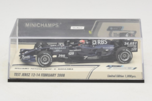 Williams FW30 Toyota #8 K. Nakajima Test Jerez Feb 2008 Minichamps 1:43 400080208 Diecast - image 4 of 5